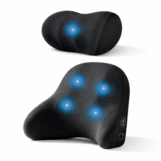 Coussin massant lombaire et cervicales pour trajets confortables